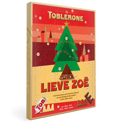 Toblerone adventskalender - Toblerone design