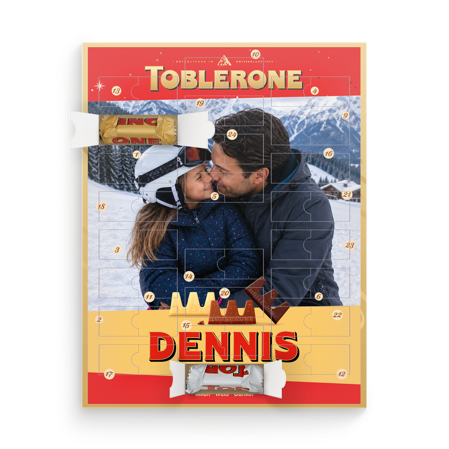 Toblerone adventskalender - Toblerone design