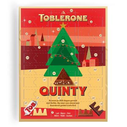 Toblerone adventskalender - Toblerone design