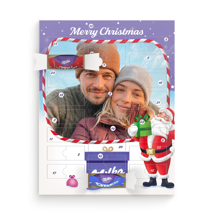 Milka favourites adventskalender - Milka design