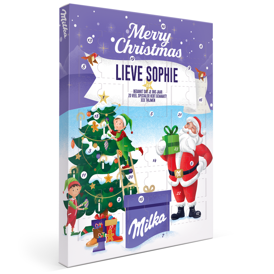 Milka favourites adventskalender - Milka design
