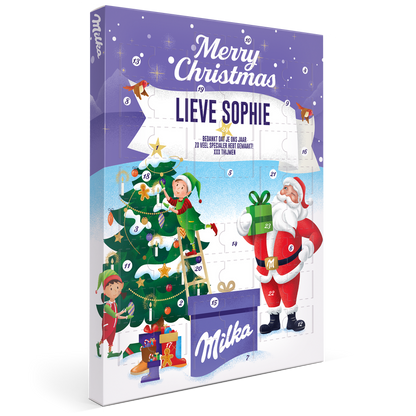 Milka favourites adventskalender - Milka design