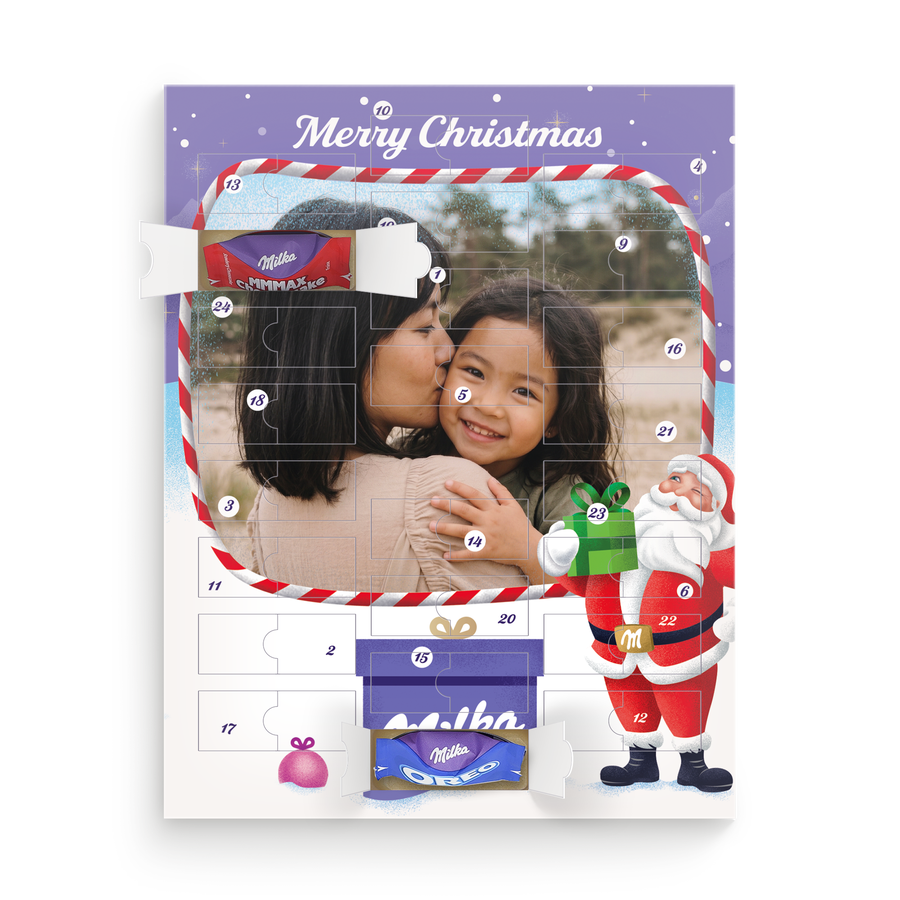 Milka favourites adventskalender - Milka design