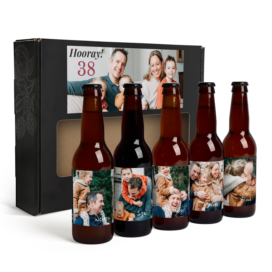 Bierpakket persoonlijke flesjes