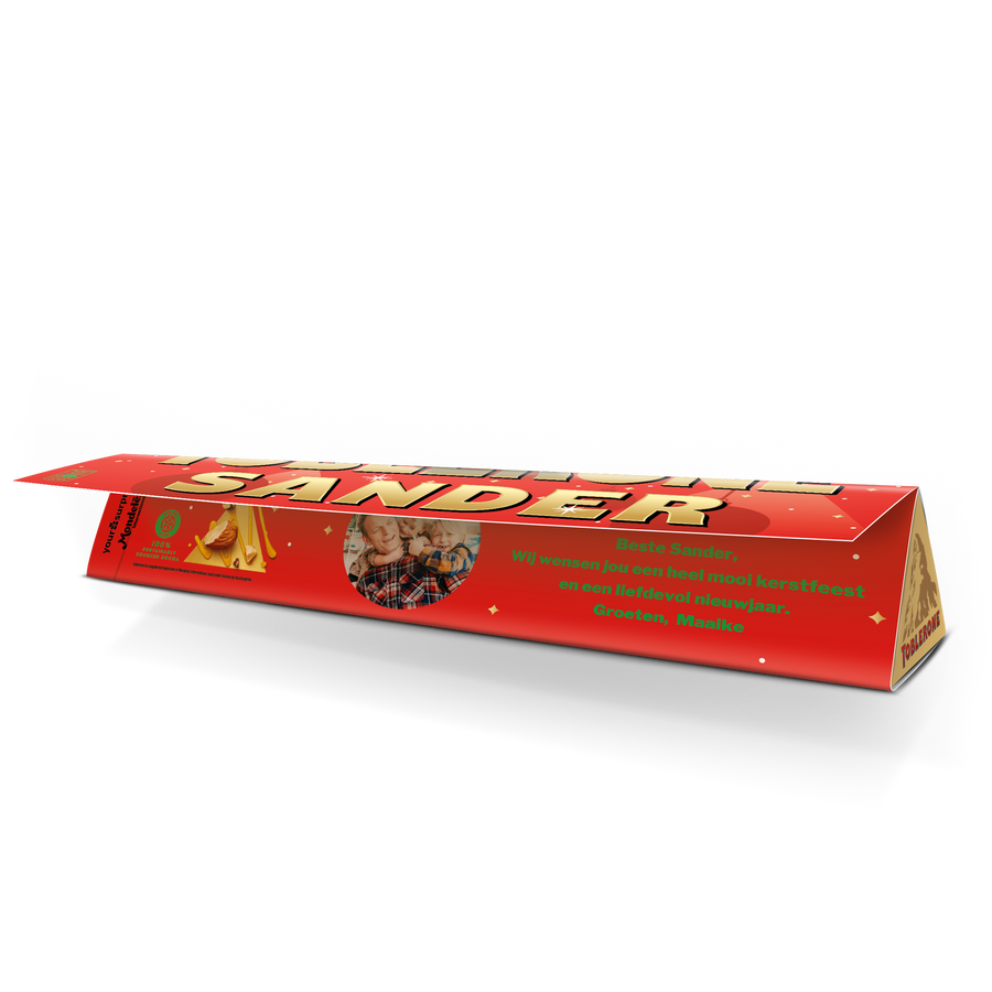 Toblerone kerstreep - 340 gram