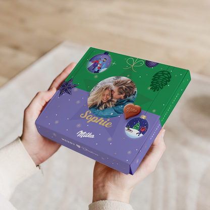 Milka pralines - kerst - hartjes  - 110 gram