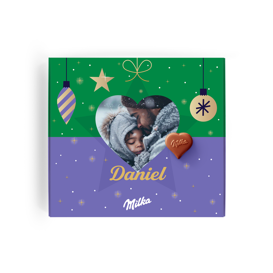 Milka pralines - kerst - hartjes  - 110 gram