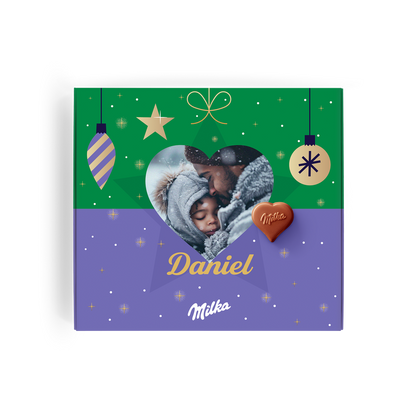 Milka pralines - kerst - hartjes  - 110 gram