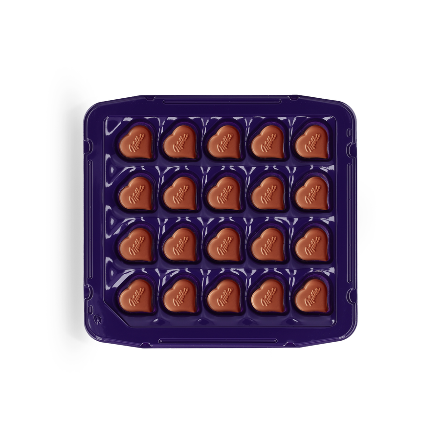 Milka pralines - kerst - hartjes  - 110 gram