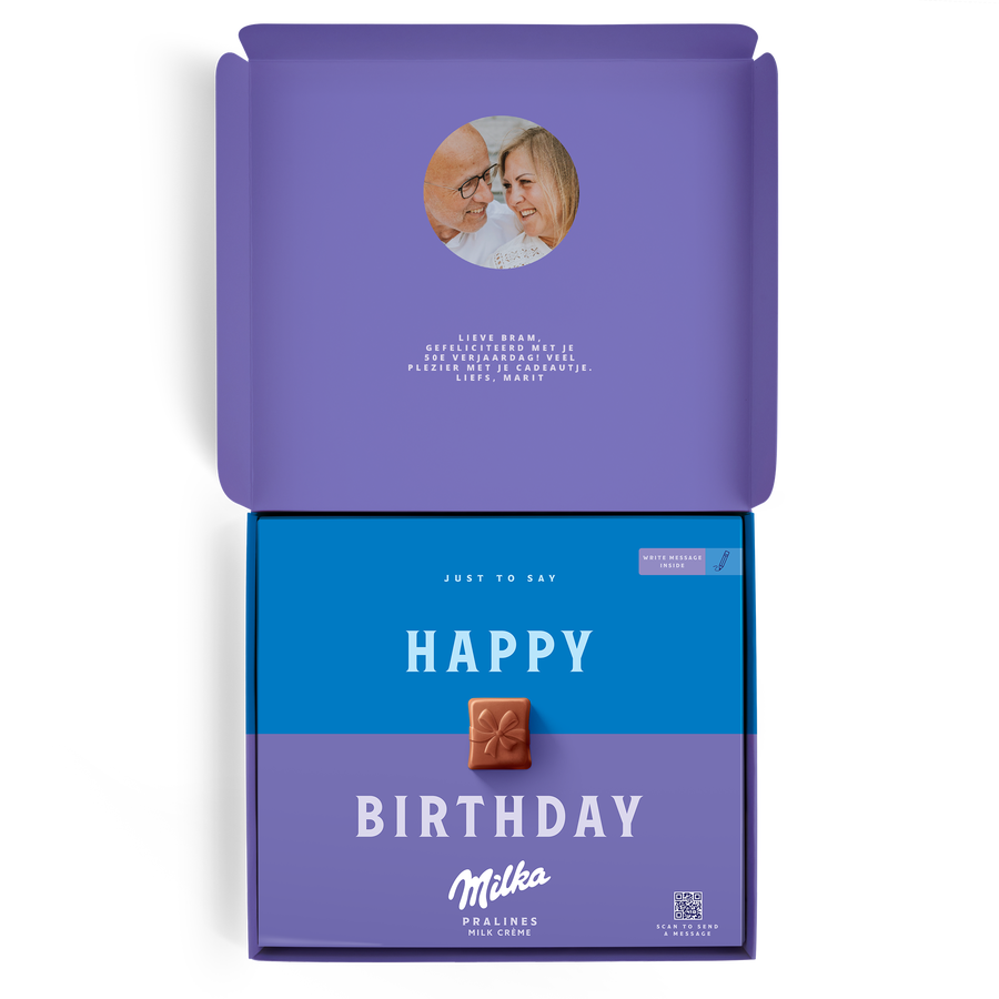 Milka Pralines - Verjaardag  - Cadeautjes - 110 gram