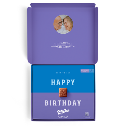 Milka Pralines - Verjaardag  - Cadeautjes - 110 gram