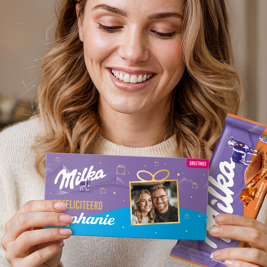 Milka reep -  karamel 