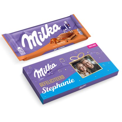 Milka reep -  karamel 