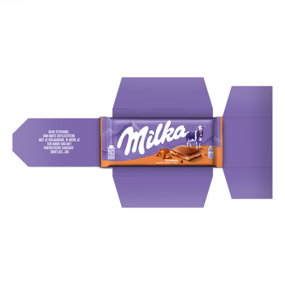 Milka reep -  karamel 