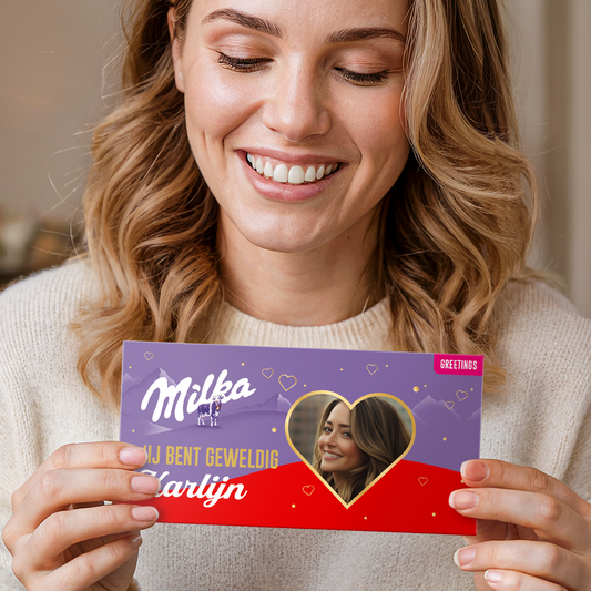 Milka reep -  Hazelnoot 
