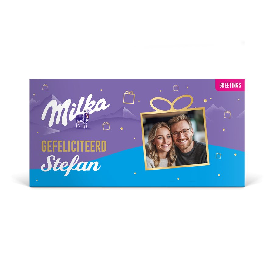 Milka reep -  Hazelnoot 