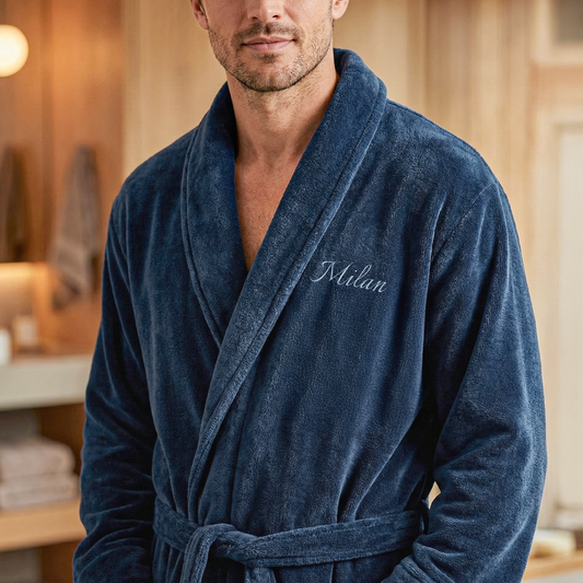 Badjas Heren - Blauw (L/XL)