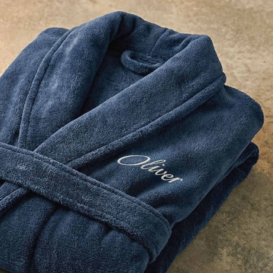 Badjas Heren - Blauw (L/XL)