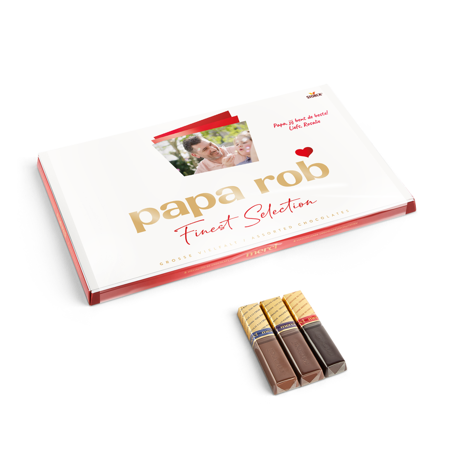 Merci chocoladebox - met kaart