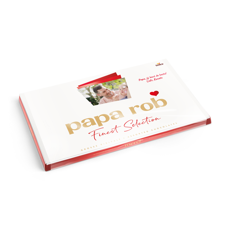 Merci chocoladebox - met kaart