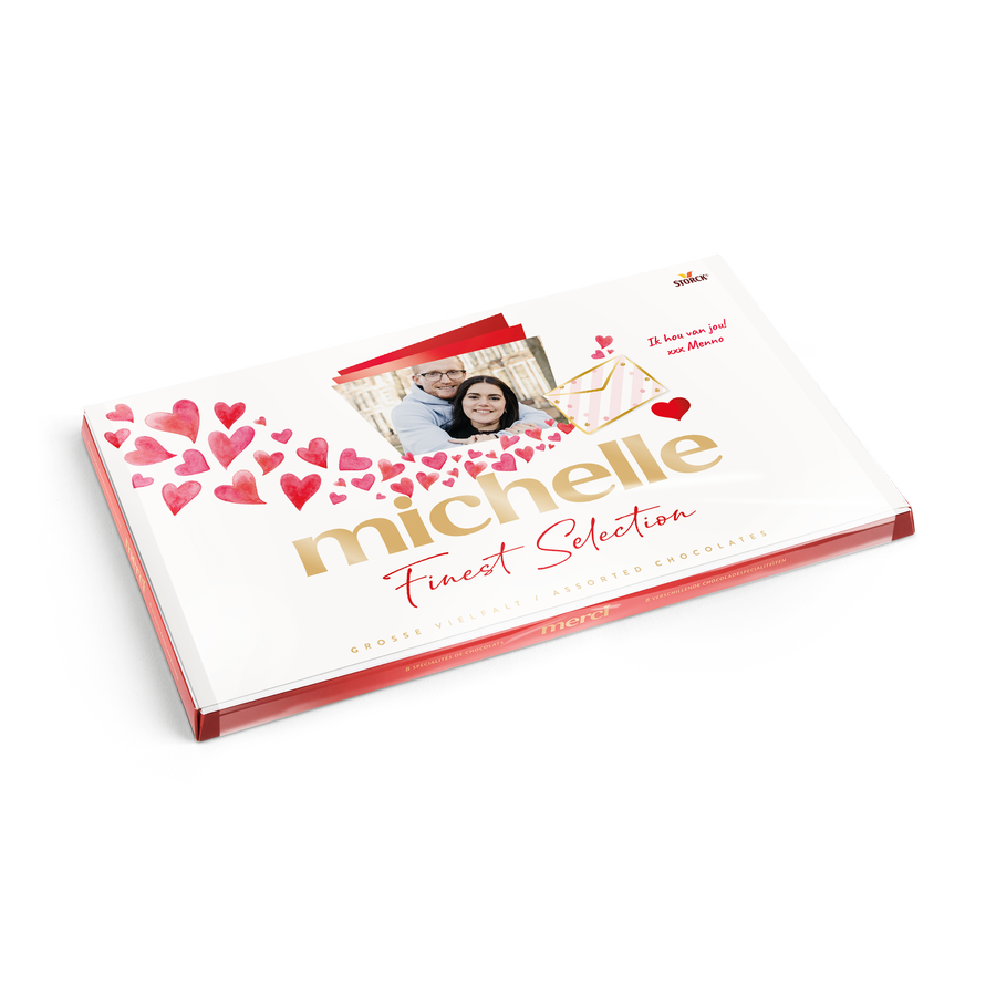 Merci chocoladebox - met kaart