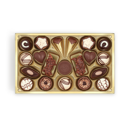 Giftbox met Lindt pralines Classic - 200 gram