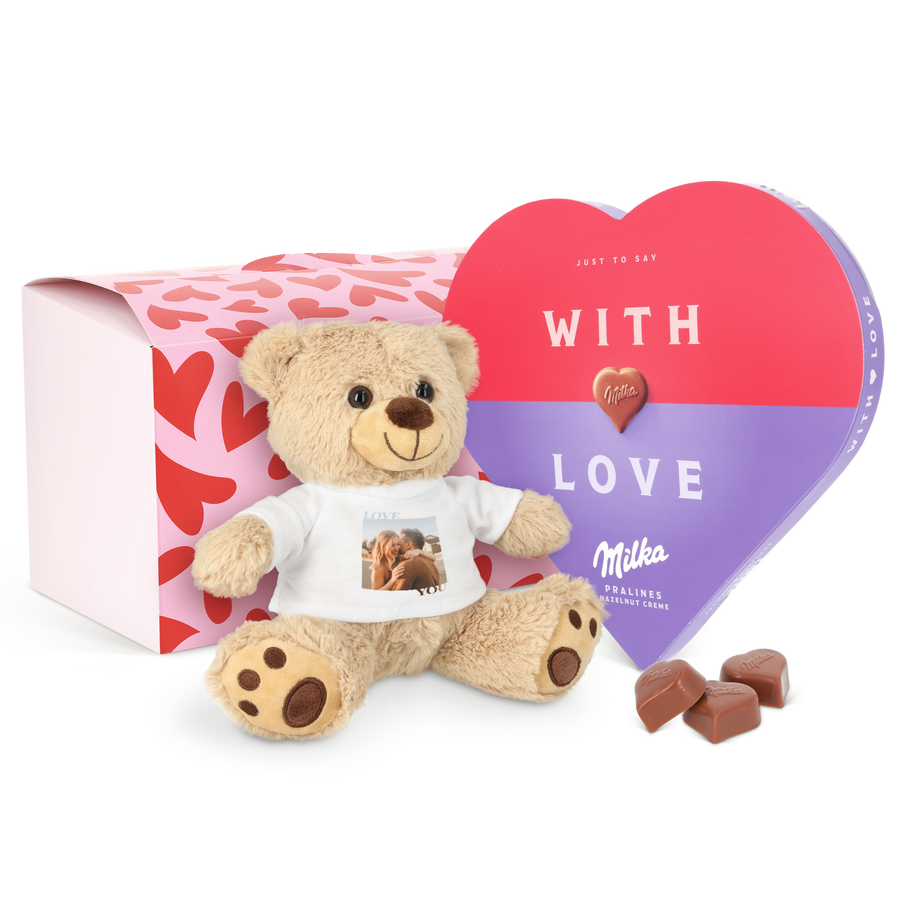 Teddybeer - Milka hart